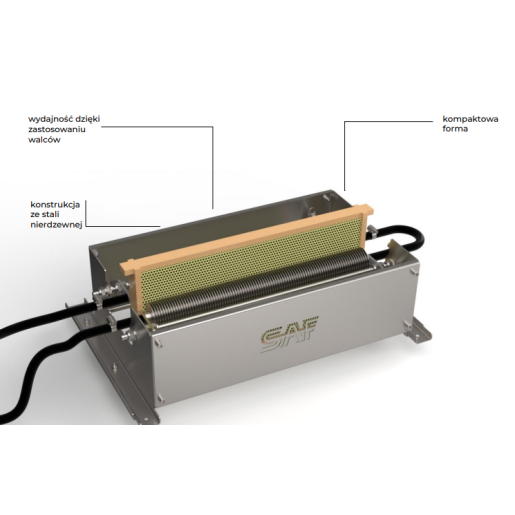 Masina de descapacit cu diacuri si cu generator de abur