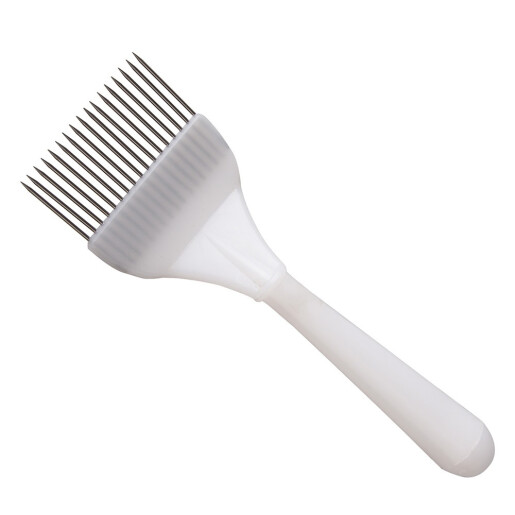 Furculiță apicolă pentru descăpăcire cu ace din oțel inoxidabil si mâner din plastic – 210 mm