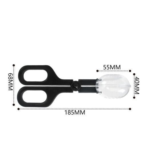 Cleste de prins matca din plastic tip foarfeca