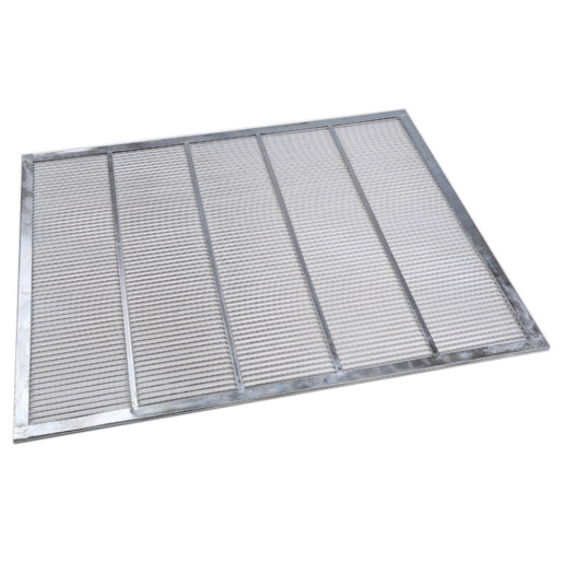 Gratie hanemann de metal 10 rame cu margini 510x420 mm