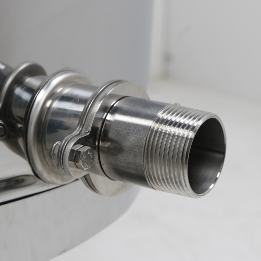 Adaptor din inox pentru maturator de miere Benka 2,5” – filet exterior 1,5”