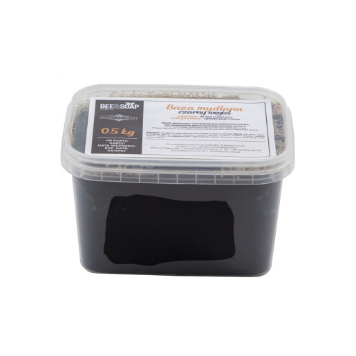 Baza pentru sapun, carbune negru, 0.5 kg