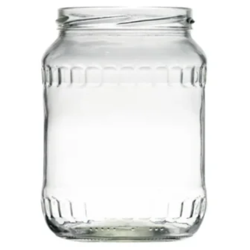 Borcan de sticla 720 ml - Faceta 