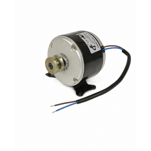 Motor electric pentru centrifugă apicolă, 24V/250W, cu fulie inclusă 