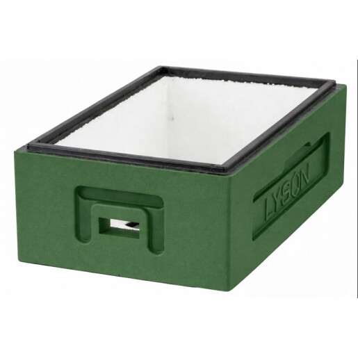 Corp 1/2 din polistiren pentru stup de 6 rame, 160 mm inaltime. VERDE