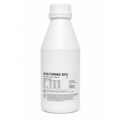 Acid formic 85% (UN 1779), reactiv pentru apicultură, flacon 1 litru