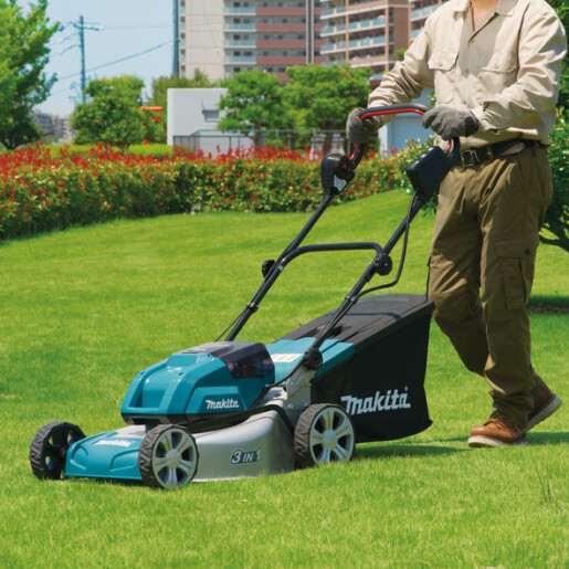 Masina de tuns gazon LXT 18V, 46 cm, Makita, fara acumulatori