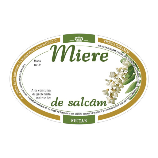 Etichete miere ovale de Lyson (92x60 mm)
