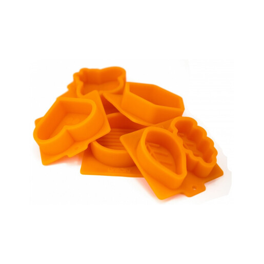 Matrita din silicon, pentru 4 sapunuri hexagonale