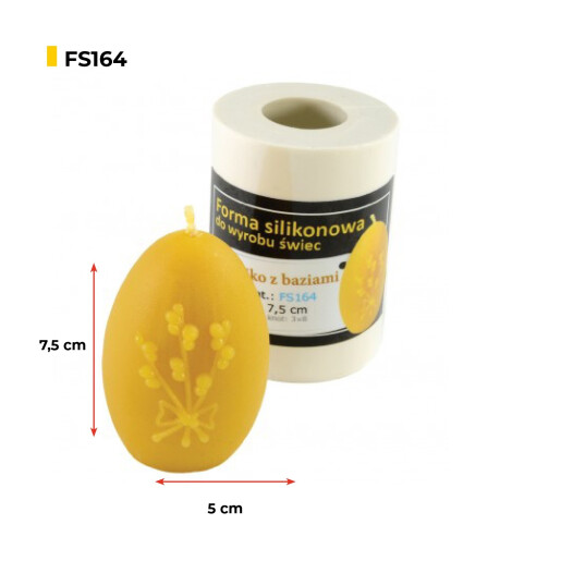 Formă din silicon - Ou cu catina