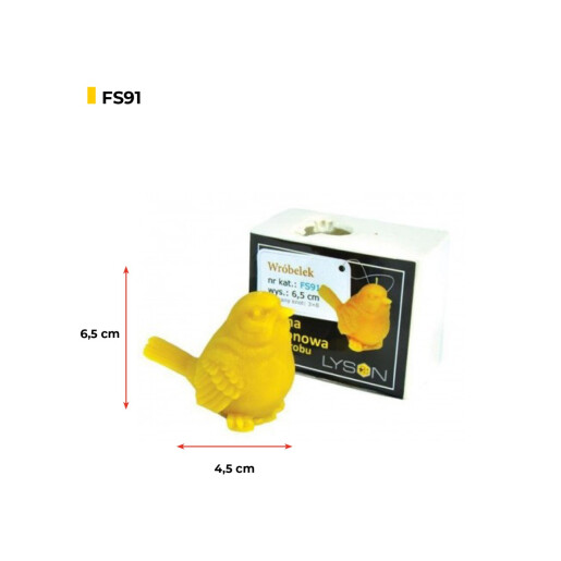Forma de lumanare "pasarica (4)", din silicon - Lyson