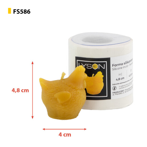 Formă din silicon - Găină mică