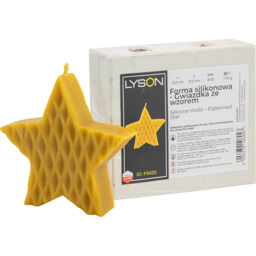 Formă din silicon – Stea cu model Formă din silicon – Stea cu model