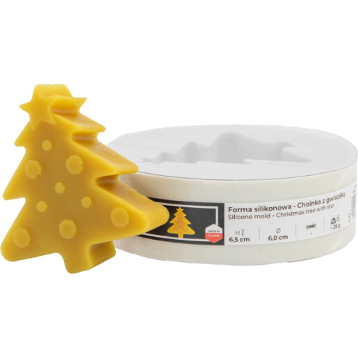 Formă din silicon – Brad cu stea Formă din silicon – Brad cu stea