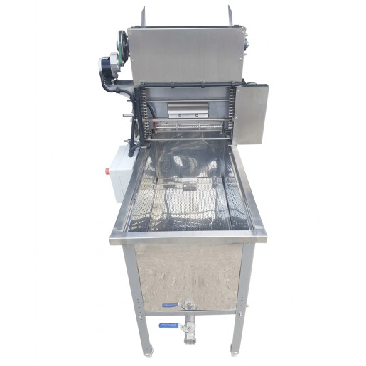 Mașină automată de descăpăcit rame, 12 V, cu cuțite încălzite electric, cu banc de 1000mm, din otel inoxidabil - Lyson