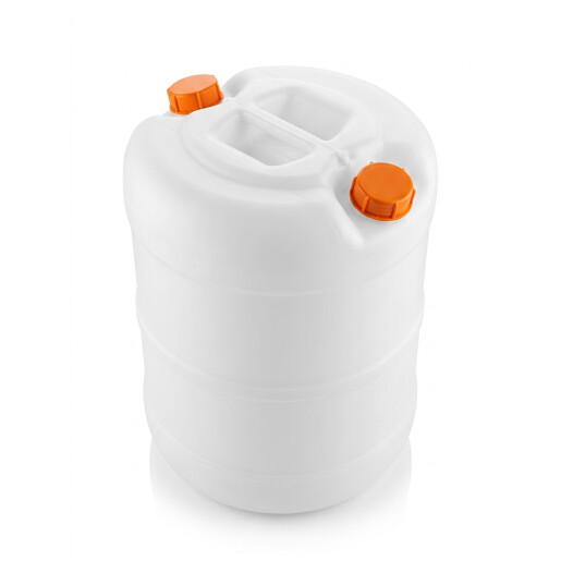 Bidon din plastic, 60 litri, cu 2 bușoane  – recipient pentru sirop și miere lichidă
