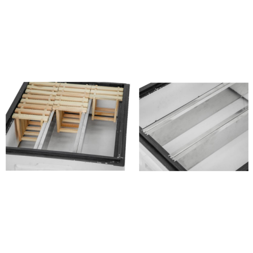 Suporti din inox pentru separare rame de crestere in corp de 1/2