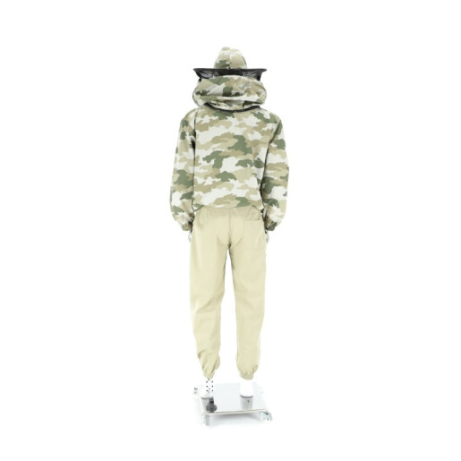 Bluza de protectie, cu palarie, model camuflaj