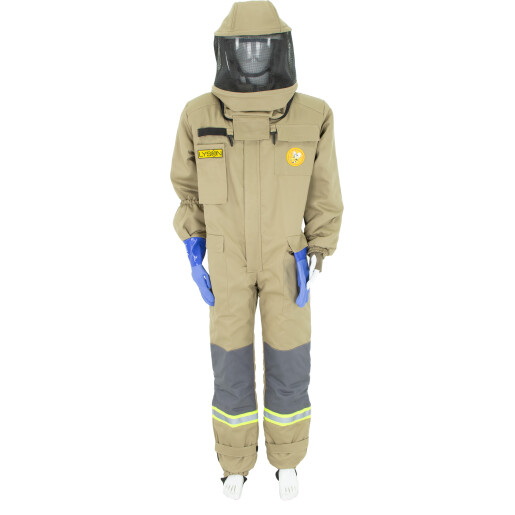 Combinezon apicol profesional de protecție pentru viespi și viespi asiatice – set complet cu cască și mănuși - Lyson Professional