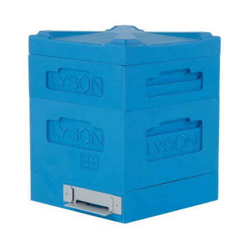 Corp pentru Mini stup Dadant CLASSIC pentru rame modulare 160 mm, vopsit albastru