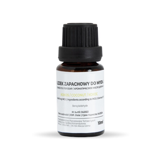 Ulei parfumat pentru sapun cu aroma de Cocos, 10 ml
