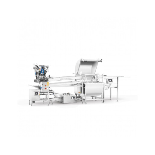Linie completa pentru extractie, 40 rame. cu masina de descapacit (control PC-02), cu melc pentru capaceala, cu filtru si pompa pentru miere, 230V - OPTIMA LINE LYSON