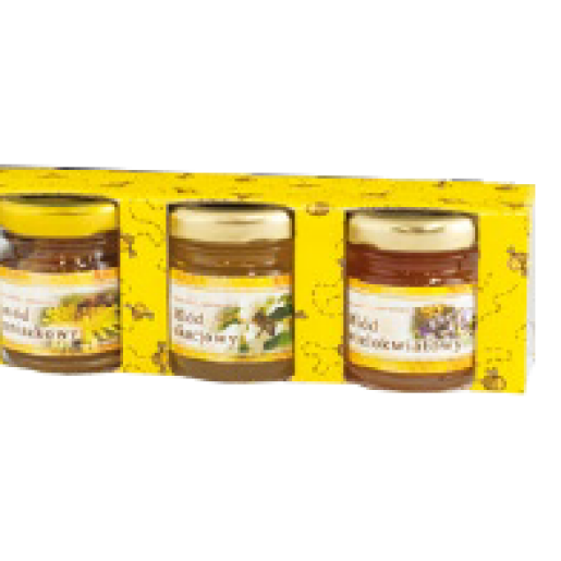 Cutie decorativa fara maner, pentru 3 borcane de 35 ml.