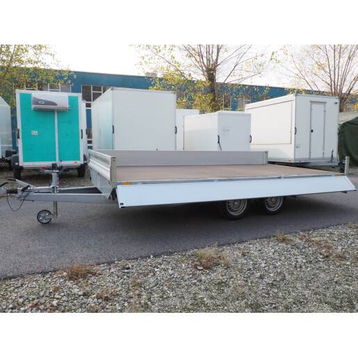 Remorca auto Cargo SSD 4121 oblon aluminiu 2000kg, 410x210 cm