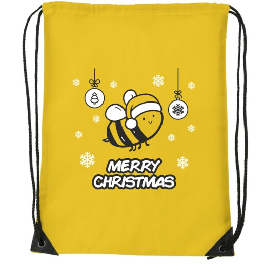 Rucsac pentru copii – ediție specială de Crăciun, culoare galbenă  Rucsac pentru copii – ediție specială de Crăciun, culoare galbenă