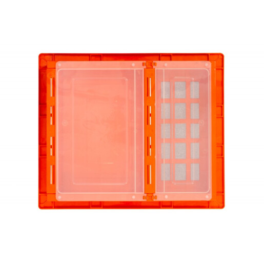 Hranitor plastic portocaliu de podisor 10 rame Combo V