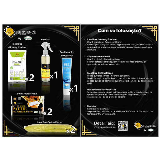 Kit Nutriție pentru Albine – hrană completă pentru performanță și sănătate - Dulcofruct 