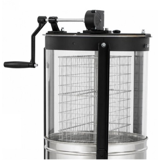 Centrifugă tangențială manuală pentru 2 rame, cu bazin transparent din plexiglas acrilic 5 mm, LYSON