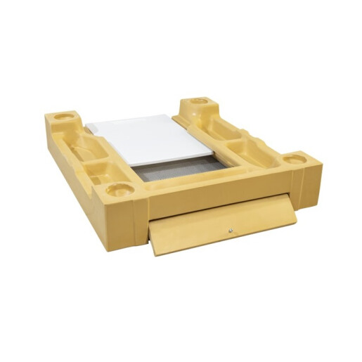 Soclu pentru stupul de 10 rame, din poliuretan, antivarroa cu tava reziduuri, model V10 - FAROSTUP