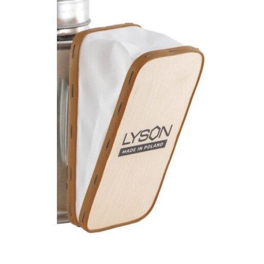 Afumător pentru albine din metal galvanizat – cu burduf din canvas sintetic și răcitor metalic perforat, înălțime 31,5 cm - Lyson PREMIUM