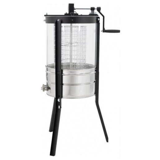 Centrifugă tangențială manuală pentru 2 rame, cu bazin transparent din plexiglas acrilic 5 mm, LYSON
