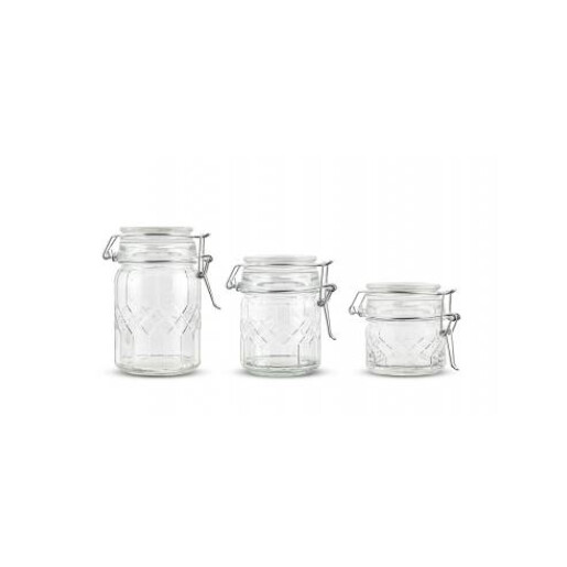 Borcan de 230 ml cu inchidere mecanica