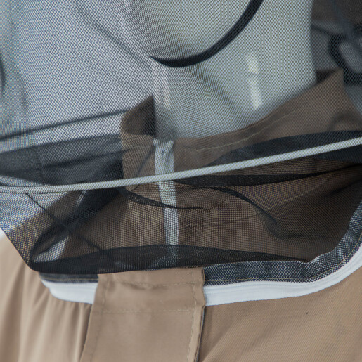 Combinezon apicol complet SAF Natura cu fermoar și mască detașabilă 