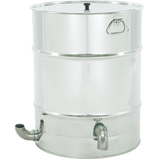 Topitor de ceară cu aburi din inox – capacitate 98 litri, cu coș perforat interior - Saf Natura