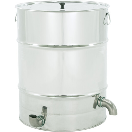 Topitor de ceară cu aburi din inox – capacitate 98 litri, cu coș perforat interior - Saf Natura