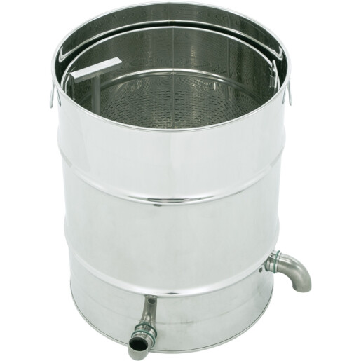 Topitor de ceară cu aburi din inox – capacitate 98 litri, cu coș perforat interior - Saf Natura