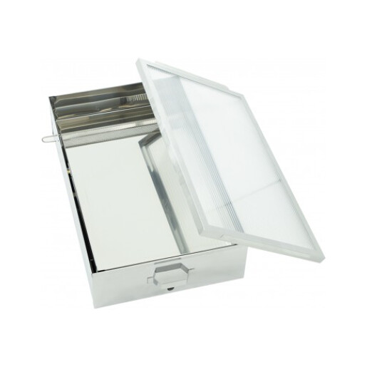 Topitor solar pentru ceara, din inox