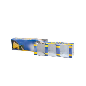 Cutie de carton pt. 3 borcane de 35 ml cu albastru