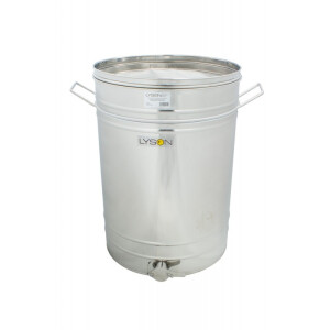 Maturator inox, 300l, cu canea din inox, cu manere si sita, Lyson