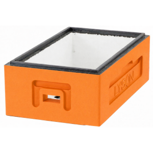 Corp 1/2 din polistiren pentru stup de 6 rame, 160 mm inaltime. PORTOCALIU