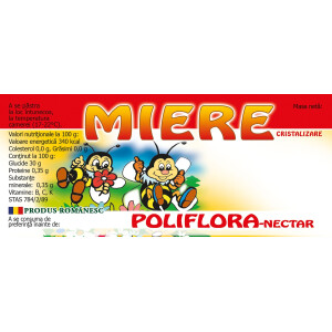 Etichete miere de Poliflora (116x50 mm)