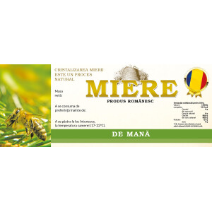 ETICHETA: MIERE DE MANA (154x60 mm)