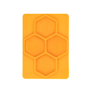 Matrita din silicon, pentru 4 sapunuri hexagonale