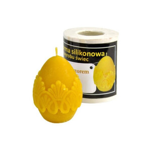 Formă din silicon - Ou cu imprimeu, 5.5 cm