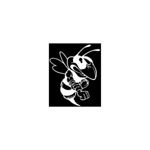 Stiker auto, albinuta alba