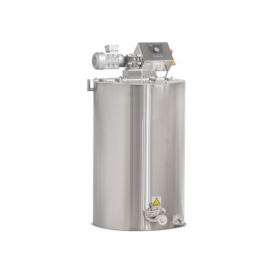 Bazin cu mixer pentru sirop sau miere 200 l